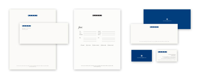 Barry Identity Package Barry Identity Package