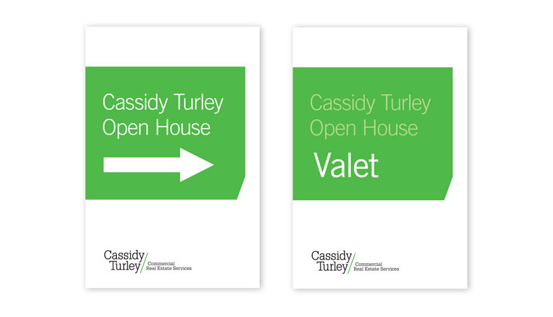 Cassidy-Turley Open House Directional Signage Cassidy-Turley Open House Directional Signage