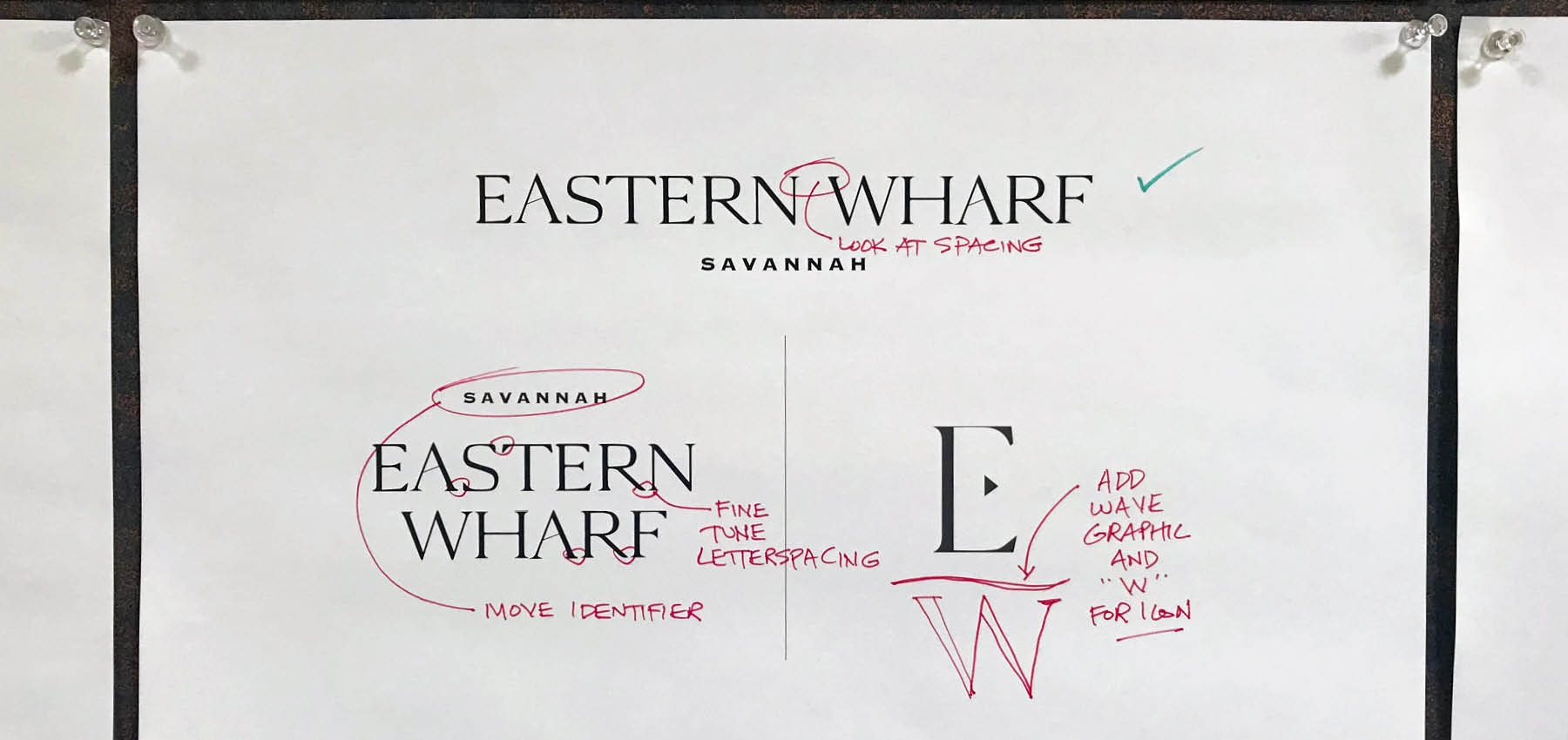 Eastern Wharf Logos